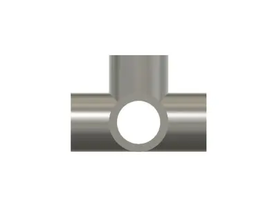 3D Printed Model 5-Way Half Inch Pipe Connector Free 3D print model