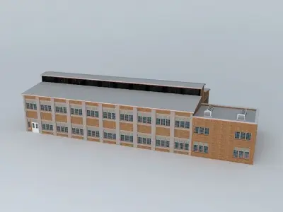 Factory Condominiums Free 3D model