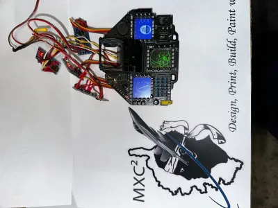 Mirage 2000 complete cockpit Stl Files only AVIATION DESIGN 3D print model