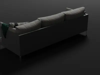 Modern Couch Free 3D model get