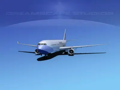 Airbus A330-300 China Airlines 3D model