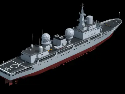 857 Tianshu Star Electronic Reconnaissance Ship 3D 3D model