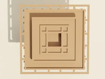 China Art Museum 3D print model