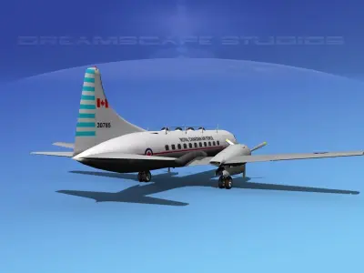 Convair T-29 Royal Canadian AF 3D model