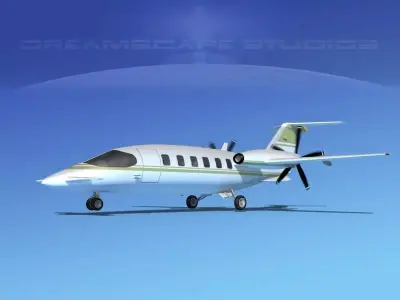 Piaggio Avanti P180 V13 3D model