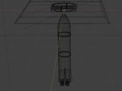 Missile silo 3D model