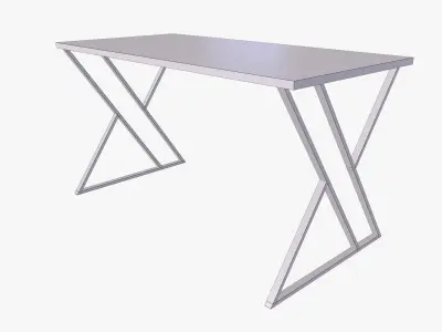 Low poly furniture in loft style Low-poly 3D model