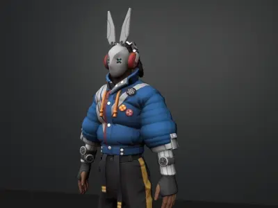 jet default 3D model