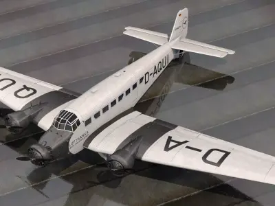 Junkers Ju-52 1m 3D model