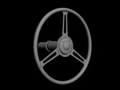 Steering wheel austin healey 3D model