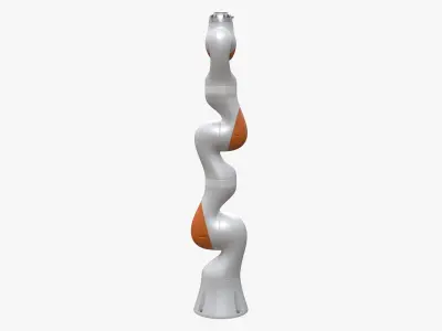 Rounded Robotic Arm 3D model