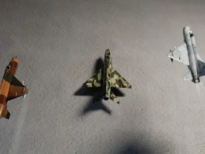 MIG-21 Fishbed - free Free low-poly 3D model