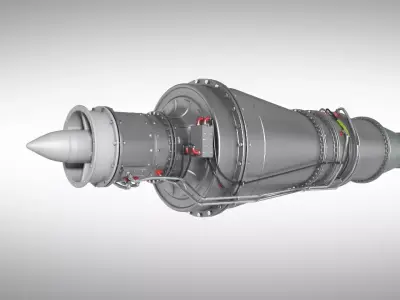jet engine drone 3D model