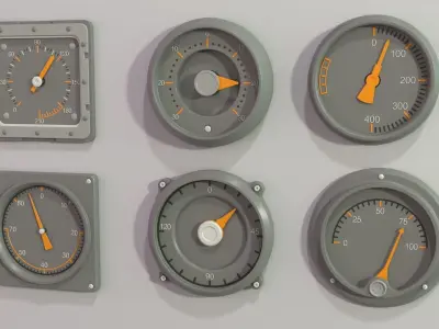 Industrial Kitbash - 2 - 105 pieces 3D model