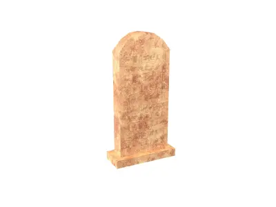 Stele v1 002 Low-poly 3D model