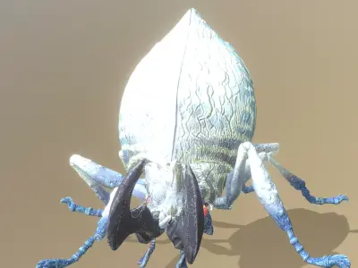 BEETLE Army Attack Fbx  Png 3D model