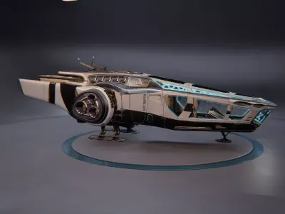 Spaceship SpShc9 3D model