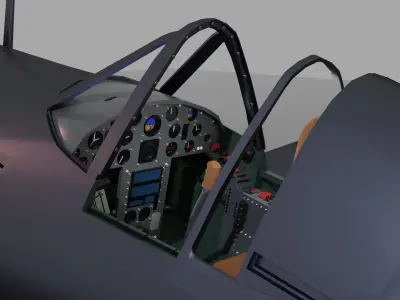 Vought F4u Corsair 3D model