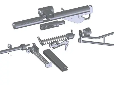 STEN MkI Star 3D model
