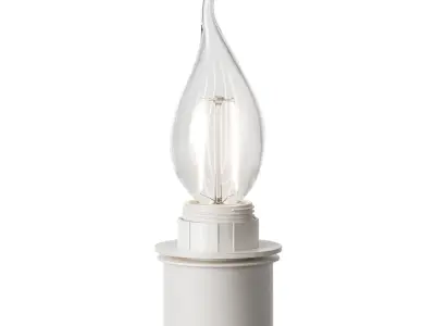 Bulb Set LED Halogen E14 3D model