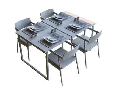 Dining Table desgin Free 3D model