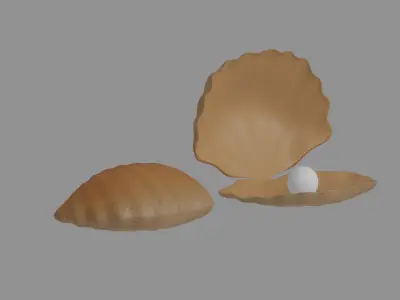Oyster Clam 3D model