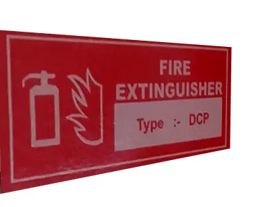 Fire Extinguisher Sign Low-poly 3D model