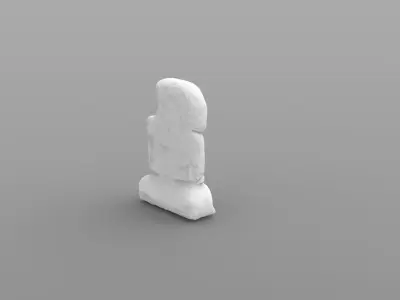 Weathered Flat Headstone - Free Sample Free 3D print model
