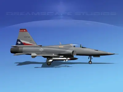 Northrop F-20 Tigershark V07 3D model