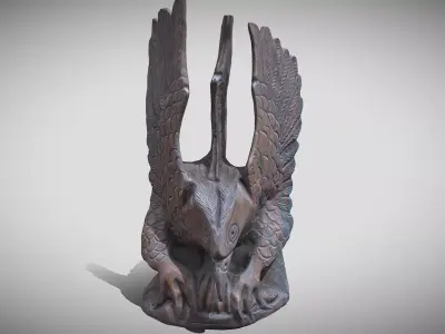 The Hawk Low-poly 3D model