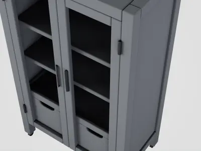 Patio Cabinet Free low-poly 3D model
