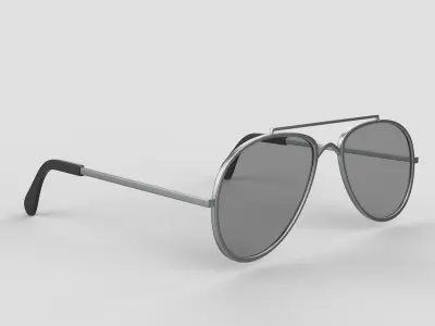 Aviator Sunglasses 3D model