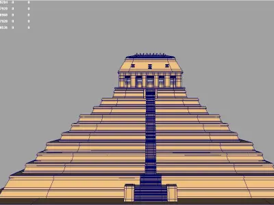 Maya Pyramid 3D model