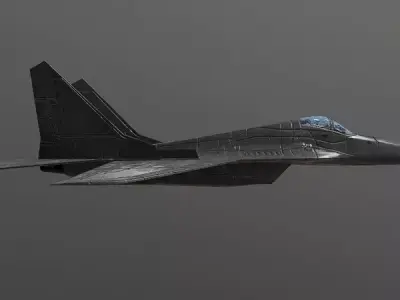 Fighter Jet Model Free low-poly 3D model
