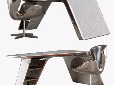 Aviator Desk 3D model