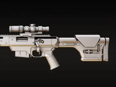 Tac 21 Sniper Rifle 3D model