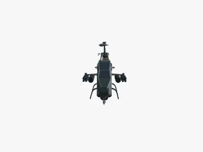 Low Poly Bell AH-1 Cobra Low-poly 3D model