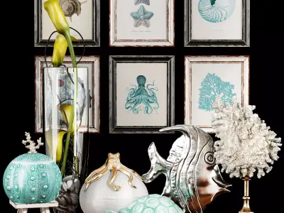 Decor set 46 3D model