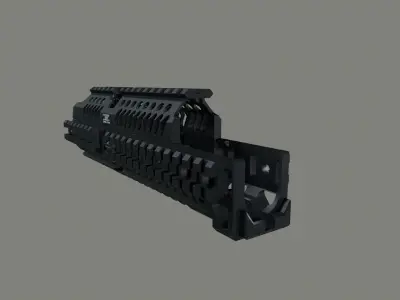 AK B-30 Zenit handguard  Low-poly 3D model