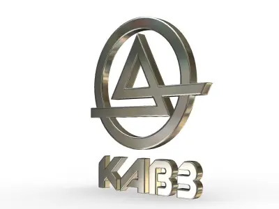 kavz logo 3D model