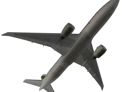 Boeing 777-200LR Ethiopian Airlines  3D model