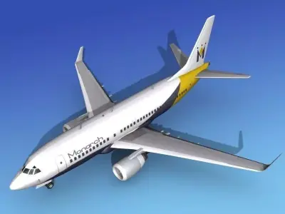 Boeing 737-700ER Monarch 3D model
