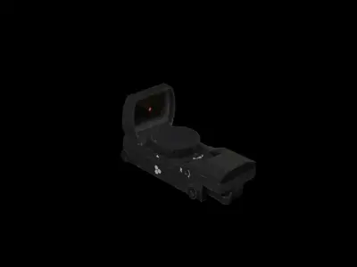 Reddot scope Free low-poly 3D model