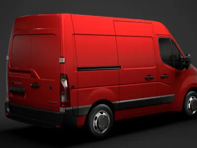 Vauxhall Movano L1H2 Van 2020 3D model