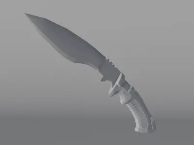 Military Kukri 3D model