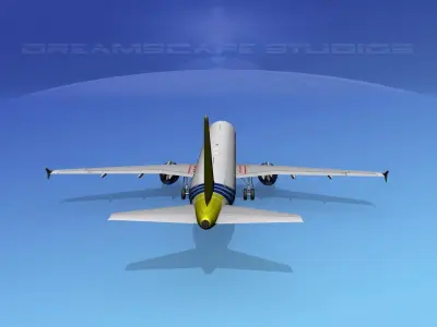 Airbus A321 Corporate 1 3D model
