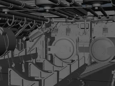 Submarine Interior 3D model