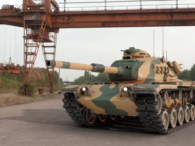 M60A3 Patton - Desert Camo 3D model