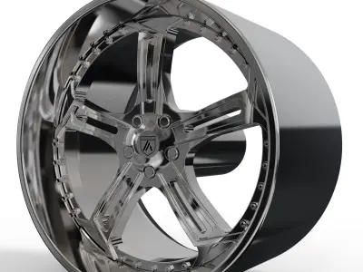 ASANTI AF178 WHEEL 3D MODEL 3D model