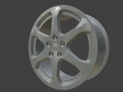 WHEEL BASED on PLATINUM ACURA 3D model
